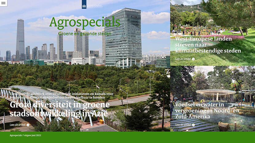 Omslag Special Groene steden