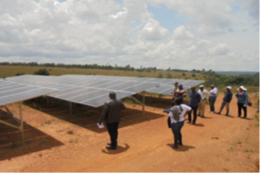 Greener Agriculture - 78kWp solar photovoltaic plant powering solar irrigation at Kibidula