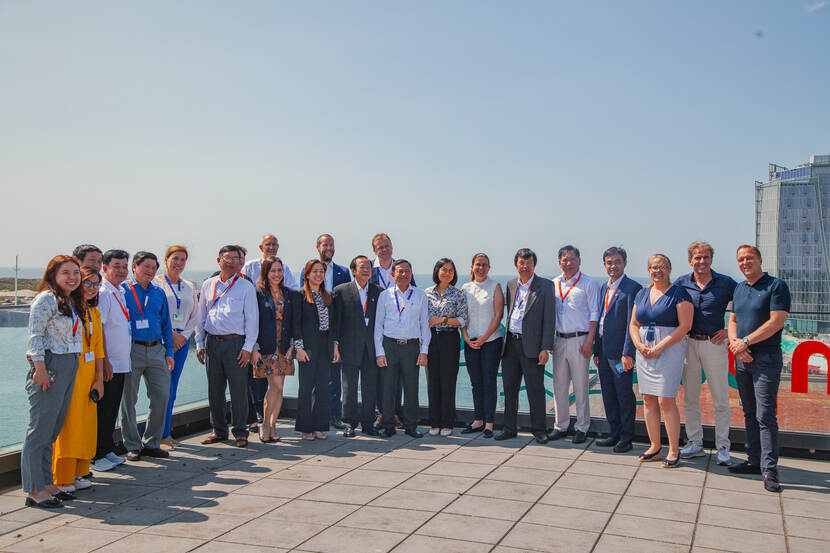 Aqua Mission from VN to NL 2023 - group photo