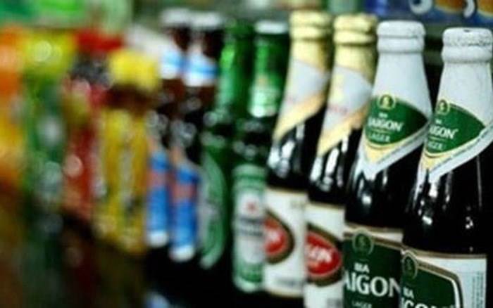 Saigon beer bottles