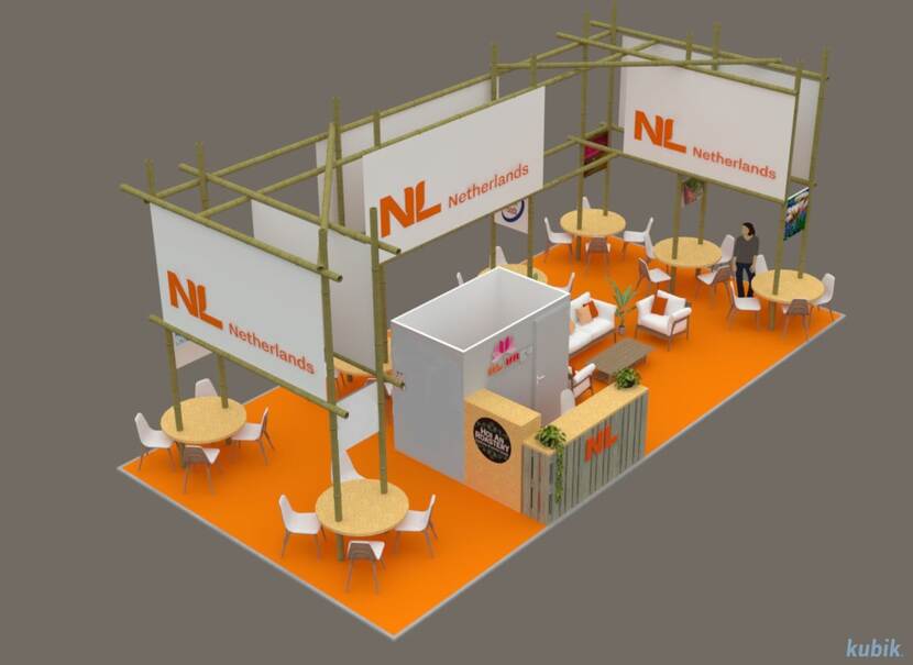 Netherlands Pavilion (Sustainable Booth Designer Kubik)