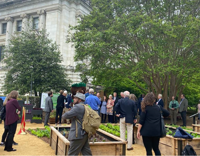 Heropening van People’s Garden door landbouwminister Vilsack