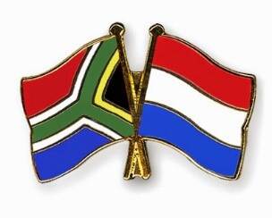 South African and Netherlands Flag