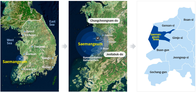 Location Saemangeum